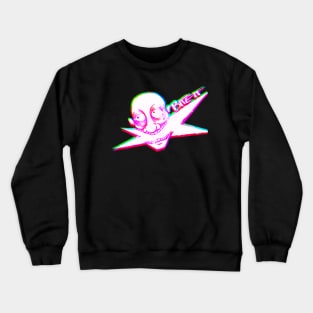 BITE IT neon graffiti Crewneck Sweatshirt